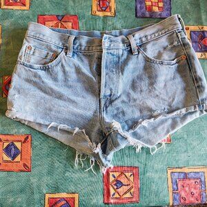 Levi Strauss women's short jean shorts.